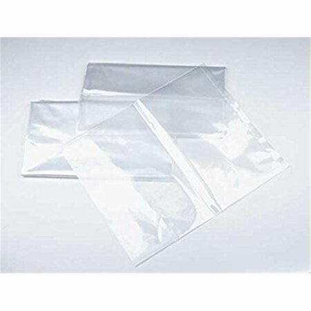 OFFICESPACE 4 x 52 in. 4 Mil Flat Poly Bags, Clear OF2820745